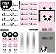 Set ESCUELA. Stickers y separadores (Tematica a elección)